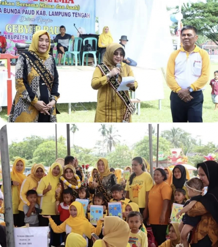 Bunda Paud Lamteng Mardiana Musa Buka Acara Lomba Mewarnai | Mediatama News