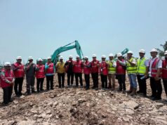Deputi Pengelolaan Perikanan Tangkap Kementerian Koordinator Bidang Pangan RI Yogi Yanuar, Meninjau Progres Pembangunan Kampung Nelayan Merah Putih