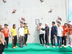 Wabup Nadirsyah Buka Kejurprov Panjat Tebing Lampung 2025 di Tubaba