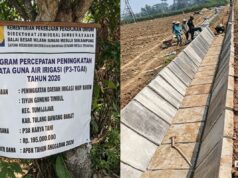 Ketua P3A Karya Tani Akui Pasang Rabat Beton Retak, Proyek P3-TGAI Rp195 Juta Diduga Beraroma Korupsi