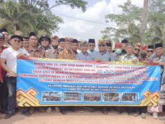 Somasi Diabaikan, HGU Sudah Habis! Ratusan Warga Buay Bulan Bersatu Beri Peringatan Terakhir Ke PTPN 1 Regional 7