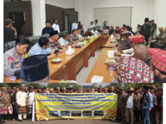 Ribuan Massa Buay Bulan Bersatu Desak Pemkab Tubaba Fasilitasi Mediasi dengan PTPN 1