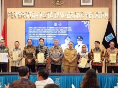 Pemkab Lampung Selatan Jalin Kerja Sama Replikasi dan Pemanfaatan Aplikasi Sisgita Dengan Pemkot Tanggerang Selatan