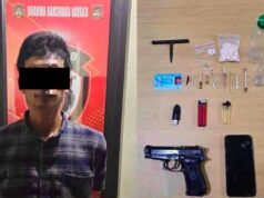 Dua Pelaku Narkoba, Dan Senpira Turut Pula Diamankan Anggota Tekab 308 Polsek Tetbanggi BesarDini Hari Kemari Sabtu.