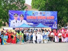 Wakil Bupati Syaiful Anwar Membuka Acara Lomba Drum Band Tingkat Kabupaten Lampung Selatan